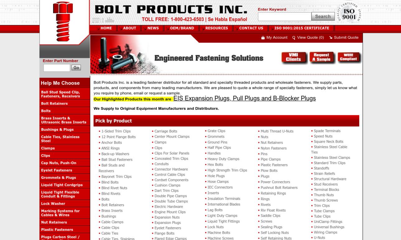 Bolt Products, Inc.