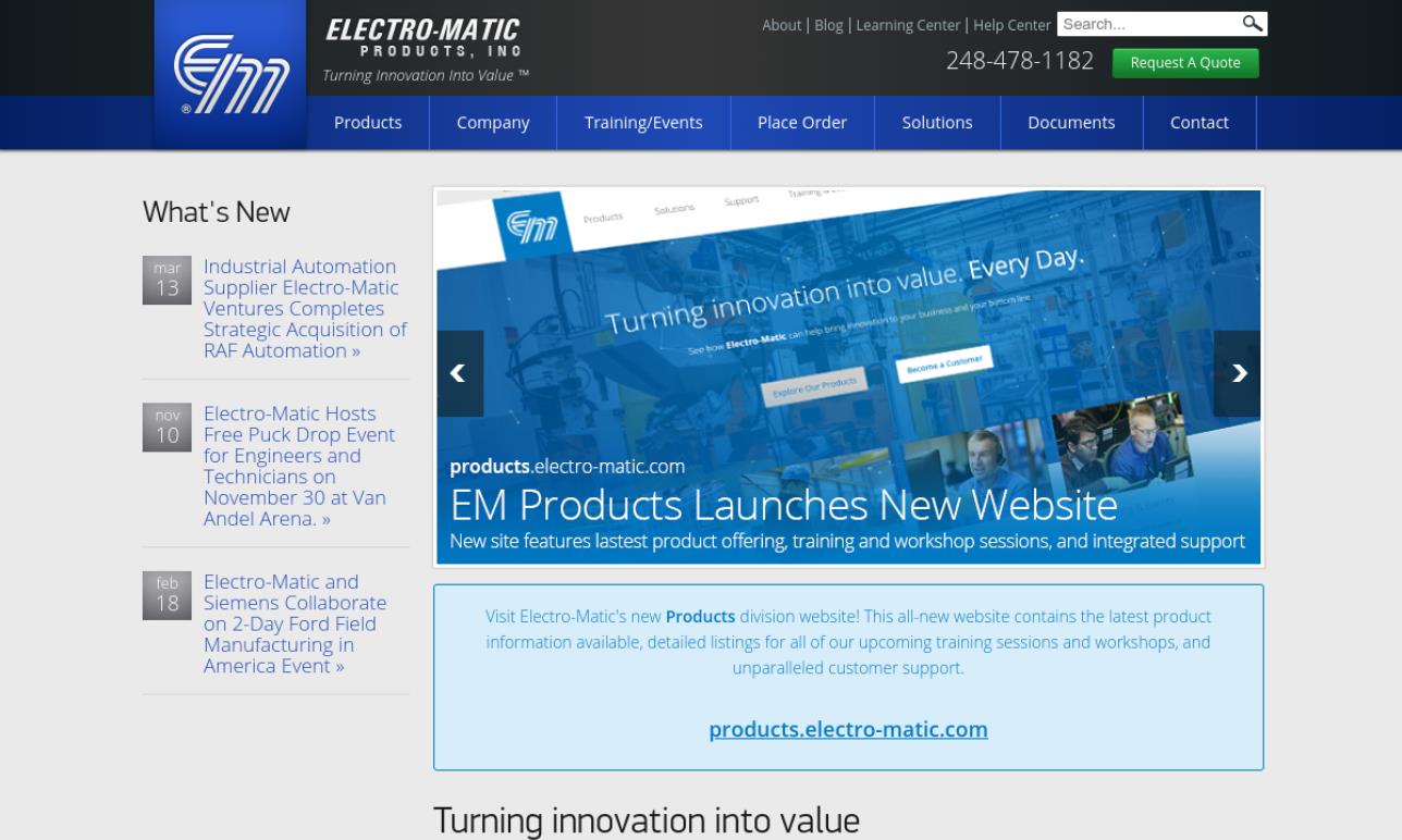 Electro-Matic Products, Inc.